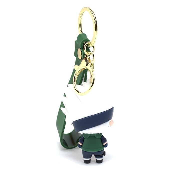 Stylish Anime 3D Rubber Keychain: Cute, Durable, and Long-Lasting with a Generous Ribbon