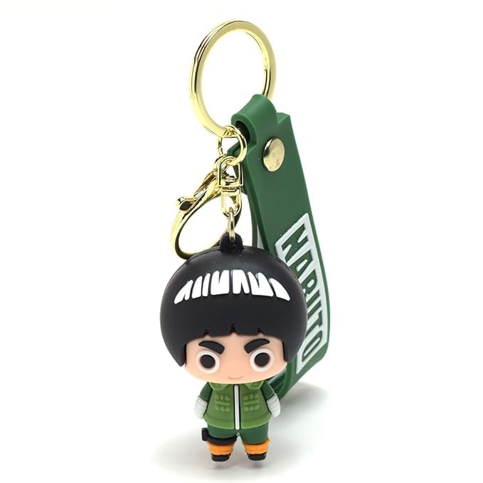 Stylish Anime 3D Rubber Keychain: Cute, Durable, and Long-Lasting with a Generous Ribbon