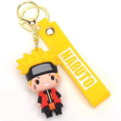 Stylish Anime 3D Rubber Keychain: Cute, Durable, and Long-Lasting with a Generous Ribbon