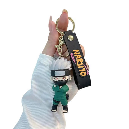 Stylish Anime 3D Rubber Keychain: Cute, Durable, and Long-Lasting with a Generous Ribbon