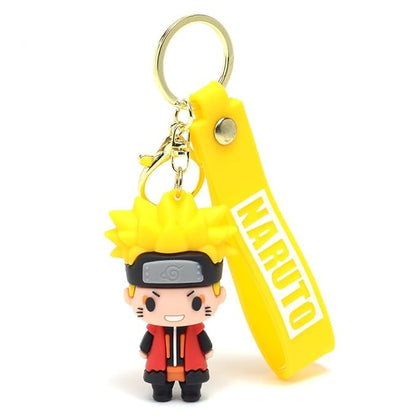 Stylish Anime 3D Rubber Keychain: Cute, Durable, and Long-Lasting with a Generous Ribbon