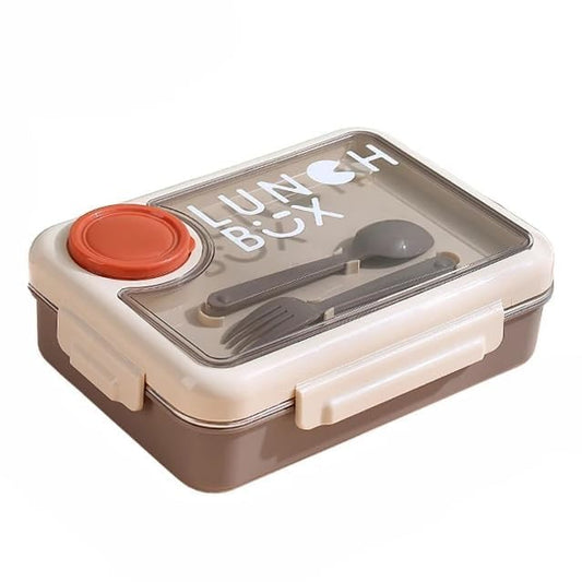 IQIX Stainless Steel Lunch Box (Individual Silicon Ring) 3 Compartments