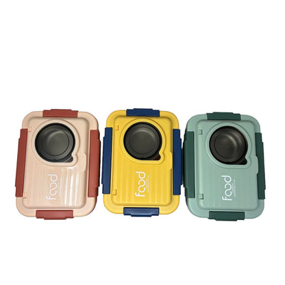 IQIX Stainless Steel Lunch Box (800ml + 150ml)