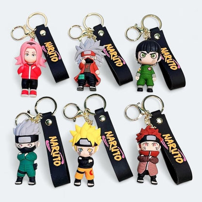 Stylish Anime 3D Rubber Keychain: Cute, Durable, and Long-Lasting with a Generous Ribbon