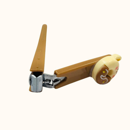 Cartoon Nail Clipper for Kids with Ring Grip  (1 Pcs, Multicolor)