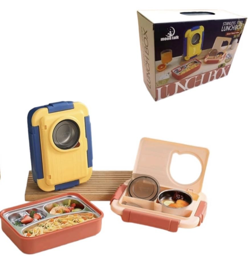 IQIX Stainless Steel Lunch Box (800ml + 150ml)