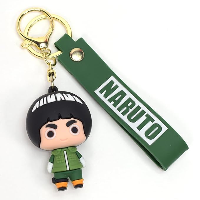 Stylish Anime 3D Rubber Keychain: Cute, Durable, and Long-Lasting with a Generous Ribbon
