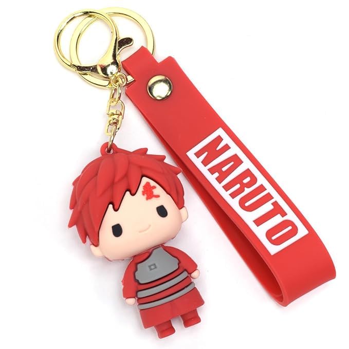 Stylish Anime 3D Rubber Keychain: Cute, Durable, and Long-Lasting with a Generous Ribbon