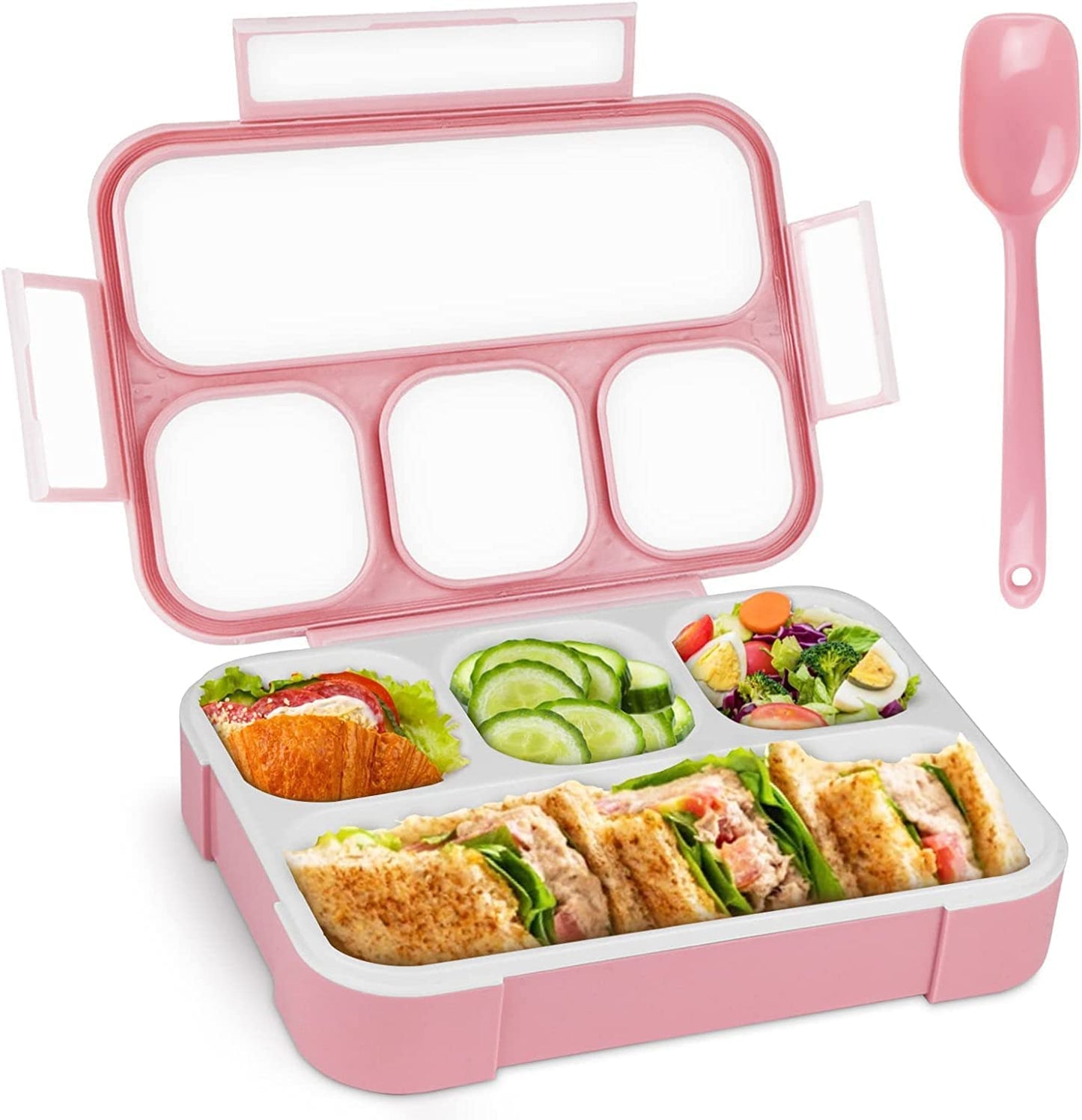 LAXSON 3 Compartment Stainless Steel Lunch Box No. 7059