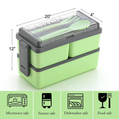 LAXSON 3 Compartment Stainless Steel Lunch Box No. 7059