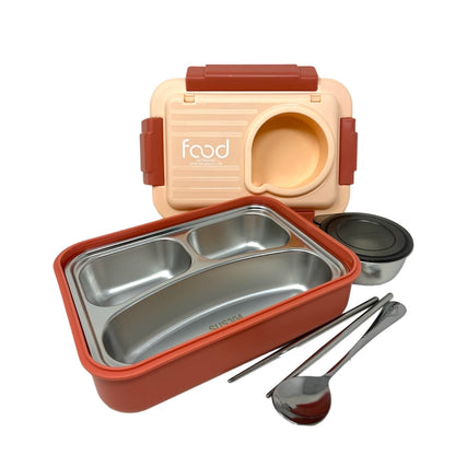 IQIX Stainless Steel Lunch Box (800ml + 150ml)