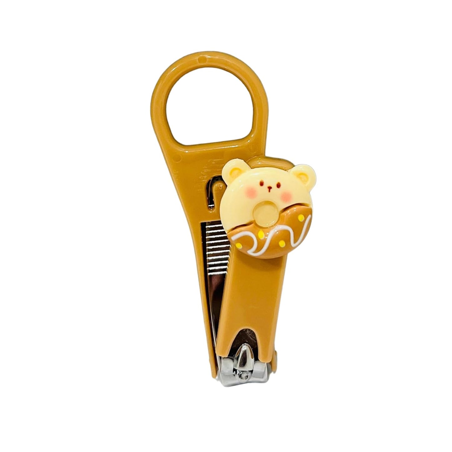 Cartoon Nail Clipper for Kids with Ring Grip  (1 Pcs, Multicolor)