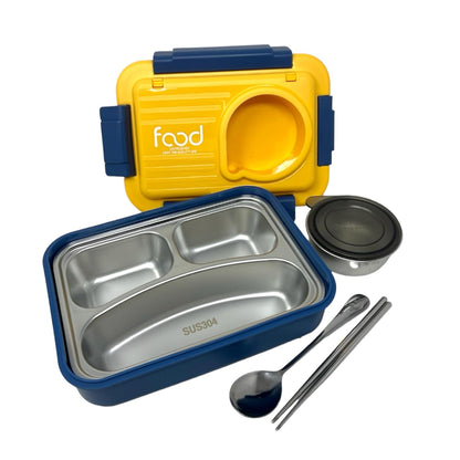 IQIX Stainless Steel Lunch Box (800ml + 150ml)