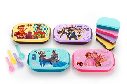 LAXSON 3 Compartment Stainless Steel Lunch Box No. 7059