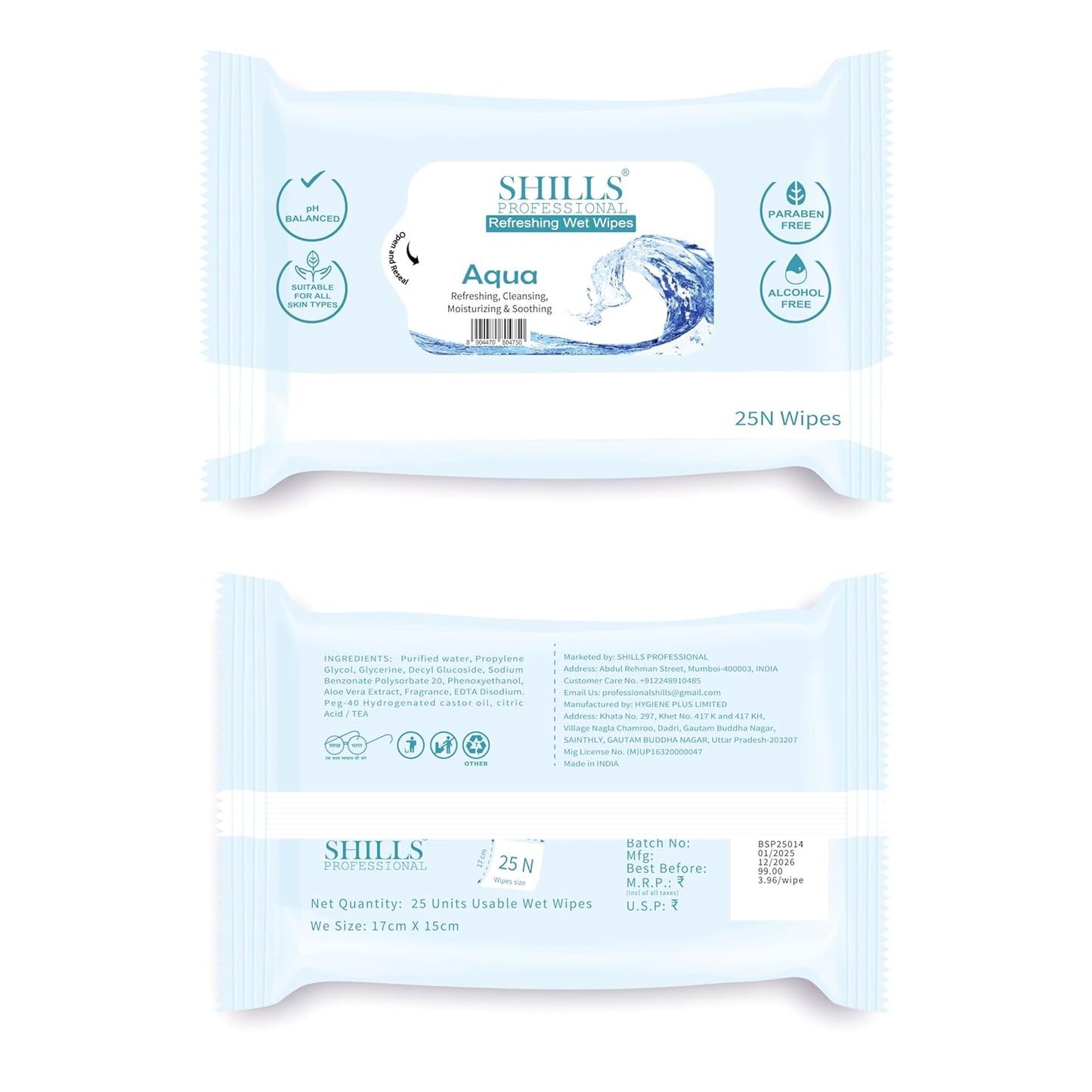 Shills Professional Wet Wipes