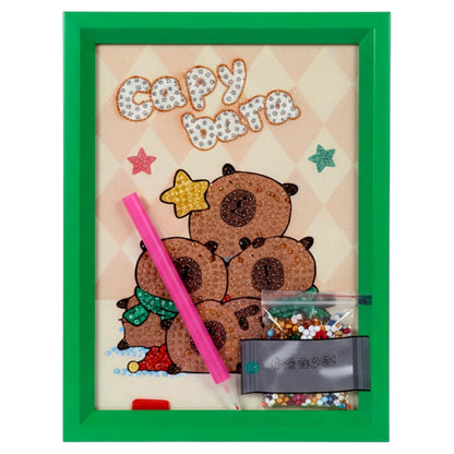 DIY Diamond Painting Kit for Kids, DIY Art Craft with Frame, 18.5 x 13.5 cm for Kids