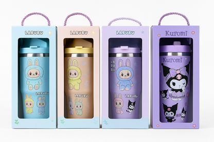 Kuromi Premium Stainless Steel Thermos Tumbler – 900ml